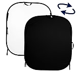 Image of Lastolite 5'x6' Collapsible Reversible Solid Background - Black/white LL LC5621
