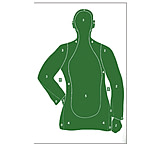 Image of Law Enforcement Targets B-21E Economy 25 Yard Silhouette Target 23x35 Inch Green 100 Per Case B-21E-GREEN