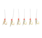 Image of Lazer Sharp Real Fish Skin Sabkik Rig w/ Red Fixed Bead