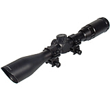Image of Leapers 5th Gen 3-9x40mm Full Size Range Estimating TF2 Mil-dot Riflescope with Picatinny/Weaver Rings Pre-Adjusted @100 yds
