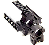 Image of Leapers Deluxe Weaver Rings with Picatinny Tri-Rails - Mid Profile RG178-25WM