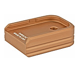 Image of Leapers UTG 0 Base Pad, Aluminum, Matte Bronze Color, Anodized Finish, Fits Glock Double Stack Small Frame Magazines