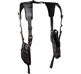 Leapers UTG Law Enforcement Vertical Shoulder Holster, Heckler &amp; Koch MP5/Uzi Submachine Gun, Synthetic, Ambidextrous, Black, PVC-H175B