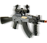 Image of Leapers UTG47SE WarHawk Commando Semi/Full Auto Airsoft Rifle SOFT-MAK47SE