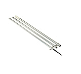 Image of Lee's Tackle 12ft MKII Bright Silver Pole w/Black Spike