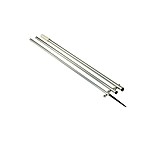 Image of Lee's Tackle 13ft Bright Silver Center Rigger Pole w/Black Spike 1-3/8in