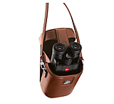 Image of Leica Brown Leather Case for Ultravid BR, BL and Trinovid BCA 10x25 Binoculars