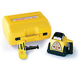 Image of Leica Geosystems Rugby 100 Distance Surveying General Construction Laser Package w/ Rod-Eye Mini Sensor &amp; Alkaline Batteries 731094