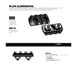 Image of Leofoto MLP-40 M-LOK QR Plates - Picatinny