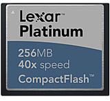 Image of Lexar 256MB 40X Write Acceleration High Speed CompactFlash Memory CF Card - CF25640278