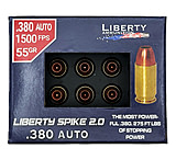 Image of Liberty Ammunition Liberty SPIKE 2.0 Handgun Ammunition .380 Auto 55gr 1500 fps 20/ct DB674E78