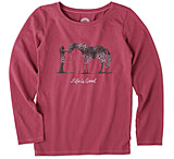 Image of Life Is Good Besties Horse Long Sleeve Crusher Tee Kids