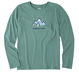 Image of Life Is Good Powder Room Long Sleeve Crusher Women's