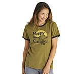 Image of Life Is Good Ringer Cool Tee Happy Camper - Women's