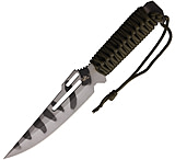Image of Linton Cutlery Cord Wrapped Camo Knife w/o Sheath