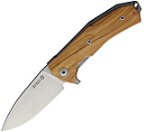 Image of Lionsteel KUR Linerlock Olive Wood Folding Knife
