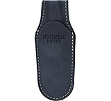 Image of Lionsteel 5in Blue Vertical Leather Sheath