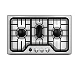 Image of Lippert FGH4ZSA-SS 423818 Stainless Steel Gas Cooktop