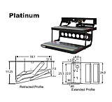 Image of Lippert 372558 Kwikee Platinum Series Electric Double Tread Step