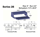 Image of Lippert 3711363 Kwikee Series 26 Single RV Step