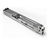 Lone Wolf Arms AlphaWolf Pistol Slide w/Stainless Steel 20 Machining, Glock 34 Gen3, 9mm, Raw Stainless, AW-SLIDE34-G3-SS20