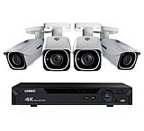 Image of Lorex 8-Channel 4K HD 2TB NVR w/ 4 Bullet Security IP Camera System &amp; Lorex Secure Connectivity