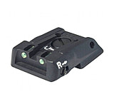 LPA Adjustable Fiber Optic Sight - MPS2-FO Baby Eagle, H&amp;K Jericho, Striker, Black, MPS2TAFO