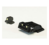 LPA SPL Fully Adjustable Luminova Night Sight Set For S&W M&P, Black, SPL02SW