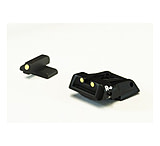 LPA SPL Fully Adjustable Luminova Sight Set For H&amp;K P30, P45, SFP9, VP9, VP9 Striker, Black, SPL01HK