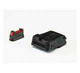 LPA SPS Fully Adjustable Fiber Optic Front Sight Set For CZ Shadow, Black, SPS06CZ6F