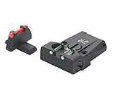 LPA TTF Fiber Optic Adjustable Sight Set For Sig Sauer P220, P225, P226, P228, P320, Black, TTF28SS