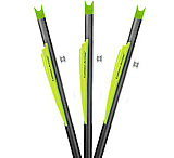 Image of Lumenok Xbow Arrow 20" Carbon 3.5" Vanes Green Crescent 3pk