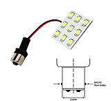 Image of Lunasea Lighting Bayonet 9 LED 12VAC / 10-30VDC/2W/149 Lumens BA15D Bulb