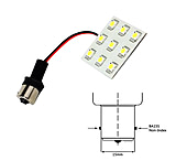 Image of Lunasea Lighting Bayonet 9 LED 12VAC / 10-30VDC/2W/149 Lumens BA15S Bulb