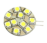 Image of Lunasea Lighting G4 12 LED 12VAC / 10-30VDC 2W/140 Lumens Side Pin Light Bulb