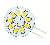 Image of Lunasea Lighting G4 8 LED 12VAC / 10-30VDC/1.2W/123 Lumens Side Pin Light Bulb
