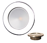 Image of Lunasea Lighting Gen3 12VDC IP65 3.5in Recessed Light w/Polished Stainless Steel Bezel