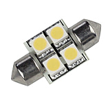 Image of Lunasea Lighting Single-Sided 10-30VDC/0.7W/60 Lumens 4 LED Festoon Light