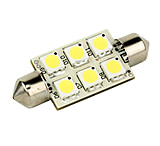 Image of Lunasea Lighting Single-Sided 10-30VDC/1.5W/97 Lumens 6 LED Festoon Light