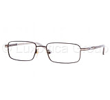 Image of Luxottica Titanium LC 1409T Eyeglasses Styles: Black Cocoa Frame w/Non-Rx 54 mm Lenses