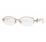 Image of Luxottica Titanium LC 1423TB Eyeglasses Styles: Light Copper Frame w/Non-Rx 50 mm Lenses
