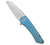 Image of MachineWise Mojave Flipper Knife Ice Blue Fade Fine Step Ti 3.50 SW S90V 807897E8