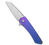 Image of MachineWise Mojave Flipper Knife Navy Center Out Ti 3.50 SW S90V 31BB1697
