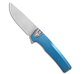 Image of MachineWise Sonora Button Lock Knife E-Blue Fine Step Titanium 3.4 SW S90V C3B735A1