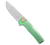 Image of MachineWise Sonora Button Lock Knife Green Sunray Titanium 3.4 SW S90V 0B63B267
