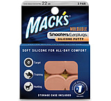 Image of Macks Beige Silicone Putty Ear Plugs, 3 Pairs