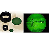 Image of MagLite 108-000-612 MagLite C &amp; D Cell Flashlight Night Vision Green NVG Lens with Holder