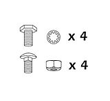 Image of Magma Mounting Fastener Pack, All Rectangular Grills