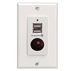 Image of Magnadyne Wc-12V-W Wall Mount USB Charger With 2-Ports