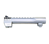Image of Magnum Research Barrel, .50 Action Express, 6, Picatinny Accessory Rail, With Muzzle Brake, Fits Desert Eagle MK XIX 50AE, Brushed Chrome Finish, Silver